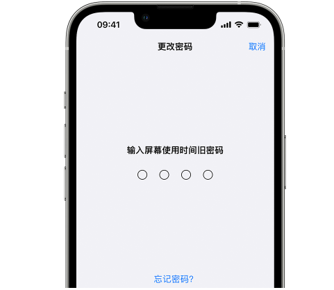 永靖iPhone屏幕维修分享iPhone屏幕使用时间密码忘记了怎么办 